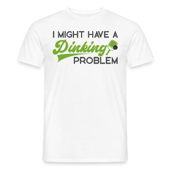 Pickleball Pun I Might Have A - Men's T-Shirt - white - Front - AI Model Male 178 dark (178cm)