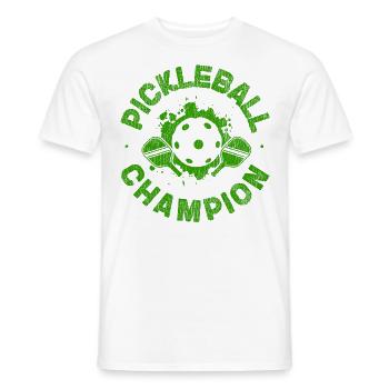 Pickleball Pickleball Champion - Männer T-Shirt - Weiß - Vorne - AI Model Male 178 dark (178cm)