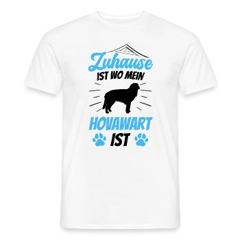 Zuhause ist wo mein Hovawart ist Hovawart - Männer T-Shirt - Weiß - Vorne - AI Model Male 178 dark (178cm)