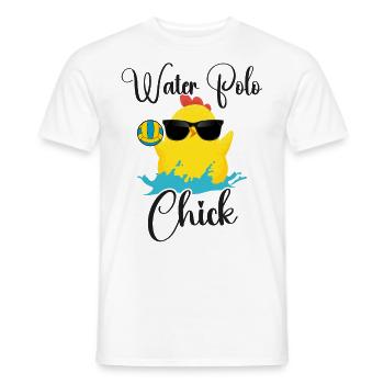 Water Polo Chicken Girl Water Polo - Männer T-Shirt - Weiß - Vorne - AI Model Male 178 dark (178cm)