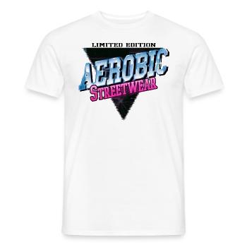 Aerobic Sportaerobic Sport Fitness Training - Männer T-Shirt - Weiß - Vorne - AI Model Male 178 dark (178cm)