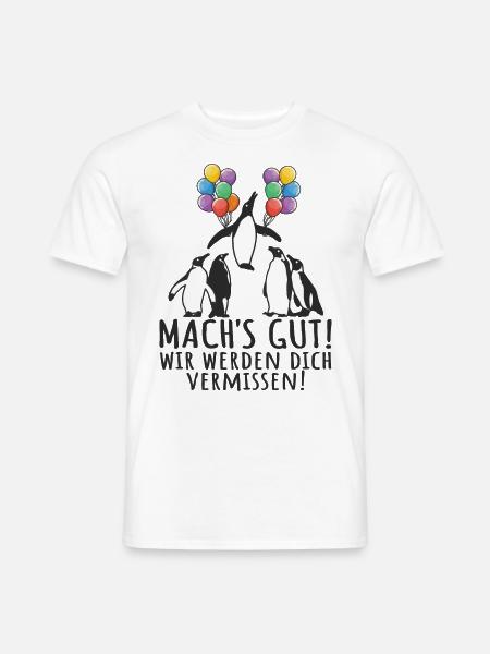 Abschied Kollege Jobwechsel Abschiedsgeschenk - Männer T-Shirt - Weiß