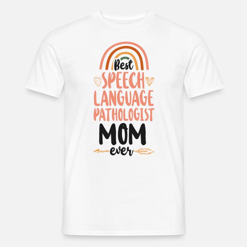 Speech Therapist Therapy Assistant - Männer T-Shirt - Weiß