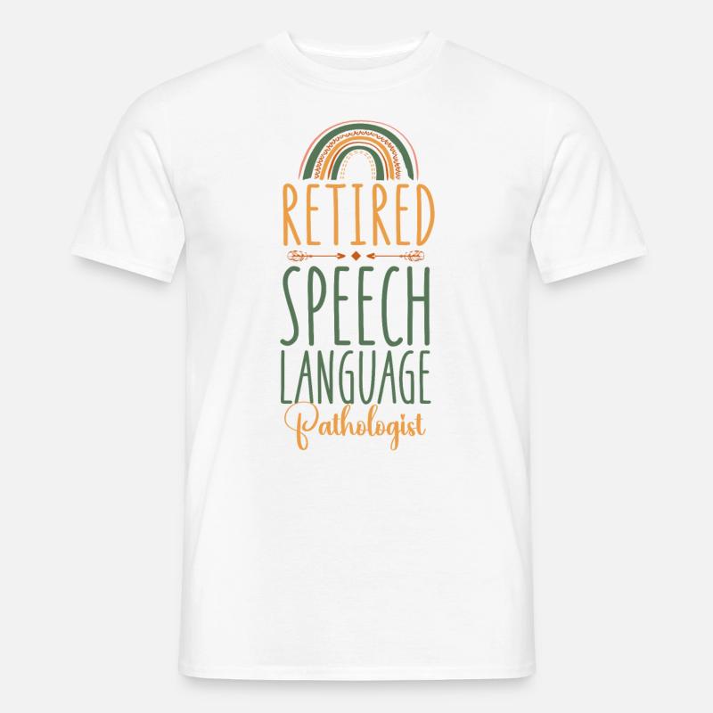 Speech Therapist Therapy Assistant - Männer T-Shirt - Weiß