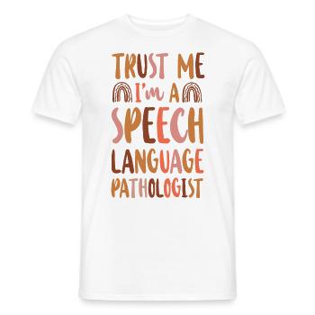 Speech Therapist Therapy Assistant - Männer T-Shirt - Weiß - Vorne - AI Model Male 178 dark (178cm)