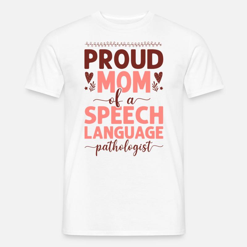 Speech Therapist Therapy Assistant - Männer T-Shirt - Weiß