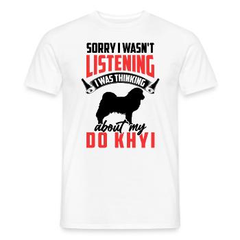 An Do Khyi gedacht Tibetmastiff Tibetdogge - Männer T-Shirt - Weiß - Vorne - AI Model Male 178 dark (178cm)