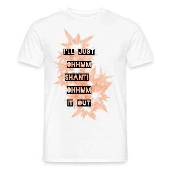 Ohm - Männer T-Shirt - Weiß - Vorne - AI Model Male 178 dark (178cm)