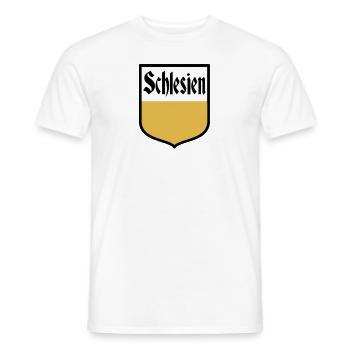 Schlesien Wappen - Männer T-Shirt - Weiß - Vorne - AI Model Male 178 dark (178cm)