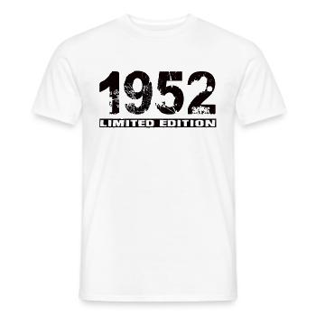 Limited Edition 1952 - Männer T-Shirt - Weiß - Vorne - AI Model Male 178 dark (178cm)