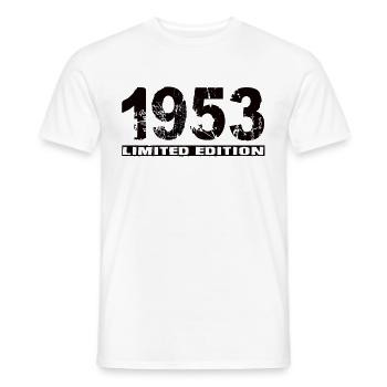 Édition limitée 1953 - T-shirt homme - blanc - Devant - AI Model Male 178 dark (178cm)