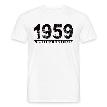 Limited Edition 1959 - Männer T-Shirt - Weiß - Vorne - AI Model Male 178 dark (178cm)