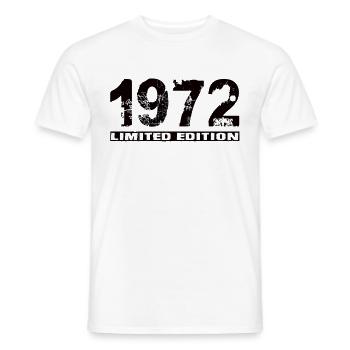Édition limitée 1972 - T-shirt homme - blanc - Devant - AI Model Male 178 dark (178cm)