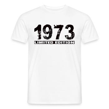 Édition limitée 1973 - T-shirt homme - blanc - Devant - AI Model Male 178 dark (178cm)