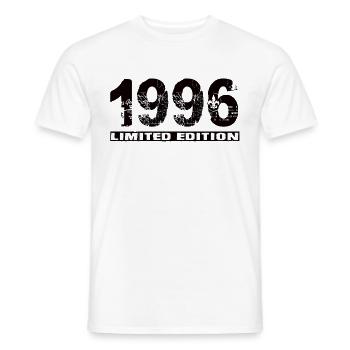Limited Edition 1996 - Männer T-Shirt - Weiß - Vorne - AI Model Male 178 dark (178cm)