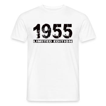 Limited Edition 1955 - Männer T-Shirt - Weiß - Vorne - AI Model Male 178 dark (178cm)