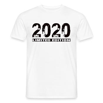 Limited Edition 2020 - Männer T-Shirt - Weiß - Vorne - AI Model Male 178 dark (178cm)