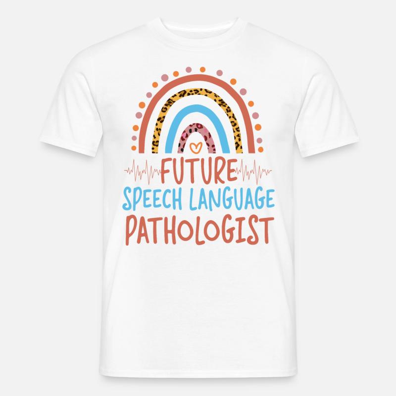 Speech Therapist Therapy Assistant - Männer T-Shirt - Weiß