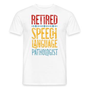 Speech Therapist Therapy Assistant - Männer T-Shirt - Weiß - Vorne - AI Model Male 178 dark (178cm)