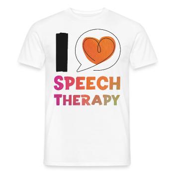 Assistant orthophoniste - T-shirt homme - blanc - Devant - AI Model Male 178 dark (178cm)