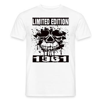Édition limitée 1961 - T-shirt homme - blanc - Devant - AI Model Male 178 dark (178cm)