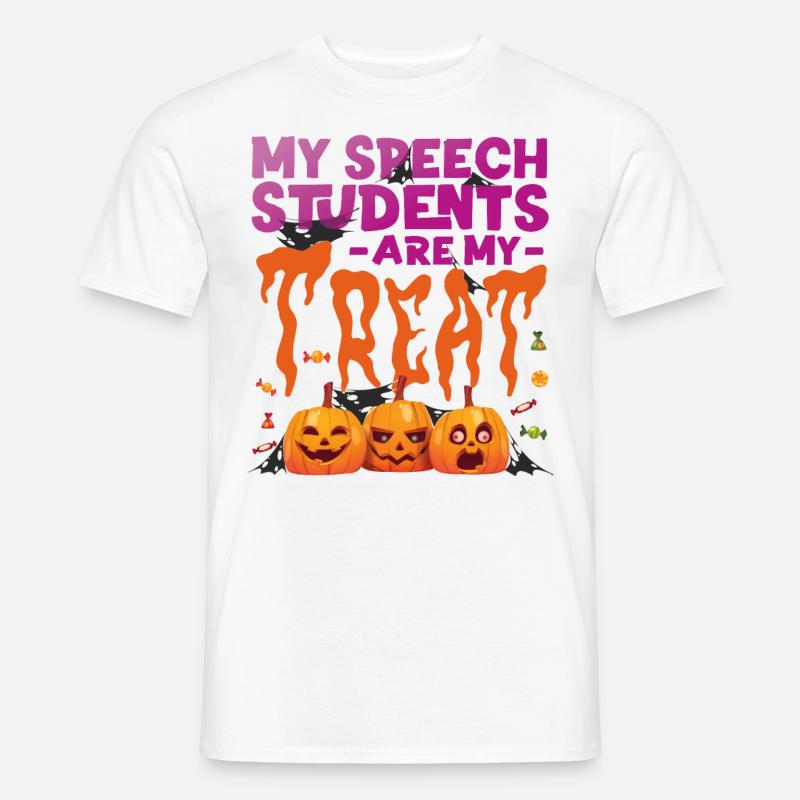 Speech Therapist Therapy Assistant - Männer T-Shirt - Weiß