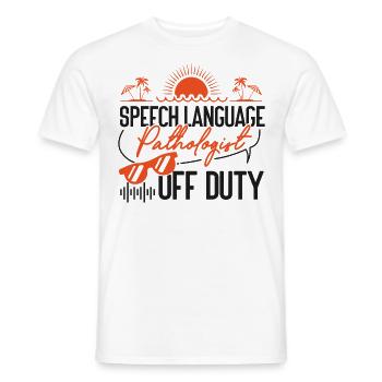 Speech Therapist Therapy Assistant - Männer T-Shirt - Weiß - Vorne - AI Model Male 178 dark (178cm)