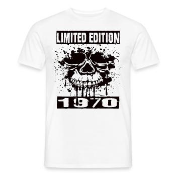 Limited Edition 1970 - Männer T-Shirt - Weiß - Vorne - AI Model Male 178 dark (178cm)