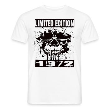 Édition limitée 1972 - T-shirt homme - blanc - Devant - AI Model Male 178 dark (178cm)