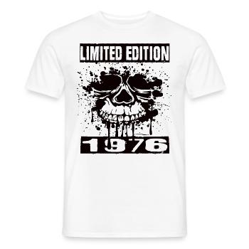 Édition limitée 1976 - T-shirt homme - blanc - Devant - AI Model Male 178 dark (178cm)