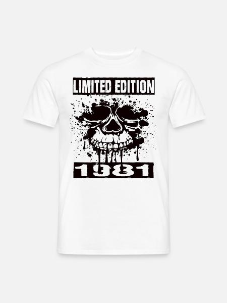 Limited Edition 1981 - Männer T-Shirt - Weiß