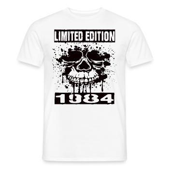 Limited Edition 1984 - Men's T-Shirt - white - Front - AI Model Male 178 dark (178cm)
