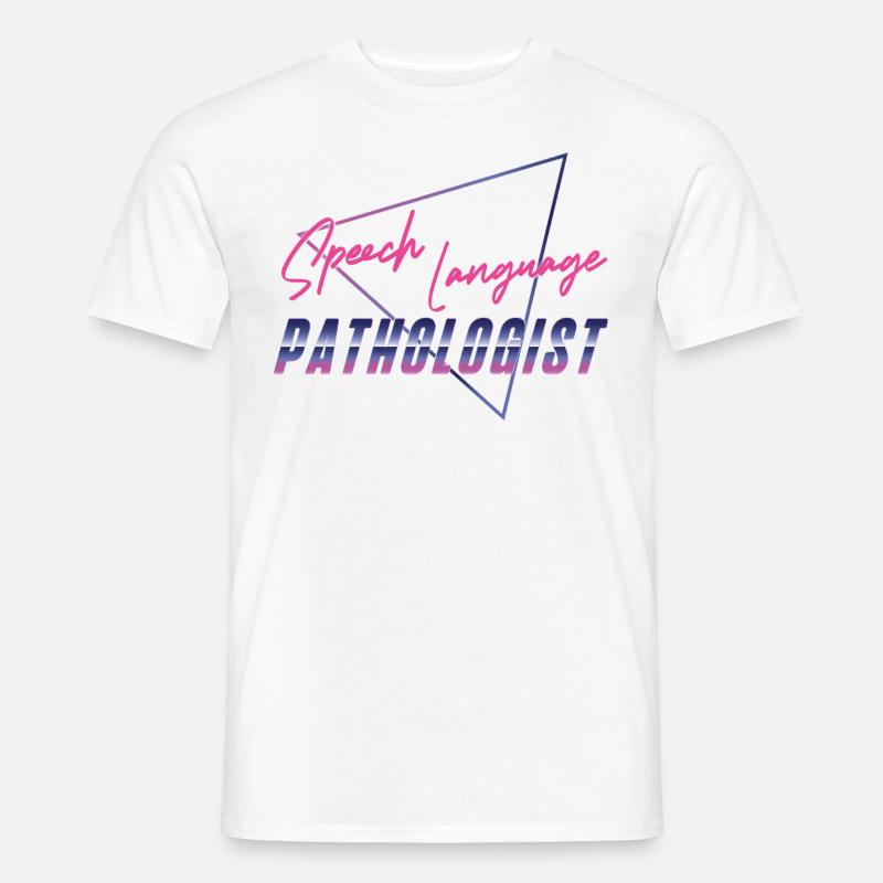 Speech Therapist Therapy Assistant - Männer T-Shirt - Weiß