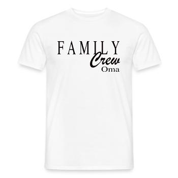 Family Crew Oma - Männer T-Shirt - Weiß - Vorne - AI Model Male 178 dark (178cm)