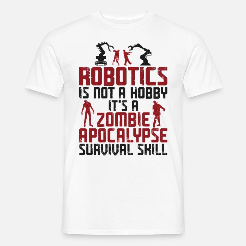 Robot Robotics Engineer Robotics - Men's T-Shirt - white