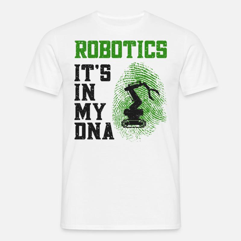 Robot Robotics Engineer Robotics - Men's T-Shirt - white