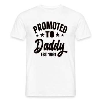 Promu à papa est 1961 - T-shirt homme - blanc - Devant - AI Model Male 178 dark (178cm)