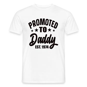 Promu Papa Est 1974 - T-shirt homme - blanc - Devant - AI Model Male 178 dark (178cm)