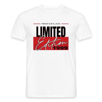 Limited Edition 1999 - Männer T-Shirt - Weiß - Vorne - AI Model Male 178 dark (178cm)