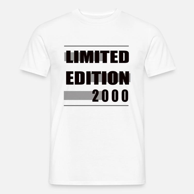 Limited Edition 2000 - Männer T-Shirt - Weiß