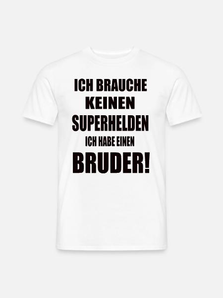 Bruder Geburtstag - Männer T-Shirt - Weiß