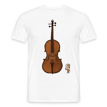 Wolfgang Amadeus Mozart - Männer T-Shirt - Weiß - Vorne - AI Model Male 178 dark (178cm)