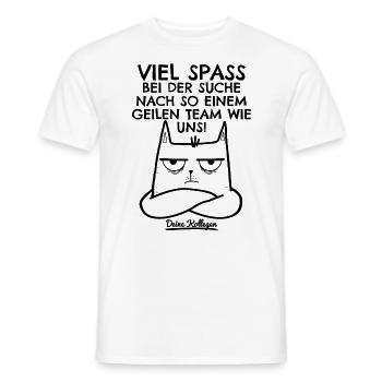 Jobwechsel Neuer Job Abschied Abschiedsgeschenk - Männer T-Shirt - Weiß - Vorne - AI Model Male 178 dark (178cm)