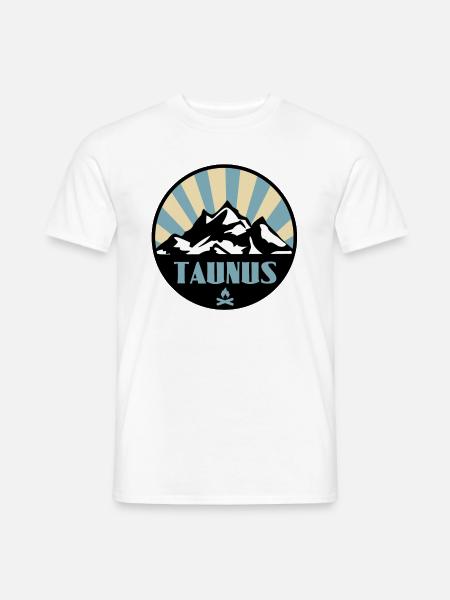 Taunus - Männer T-Shirt - Weiß