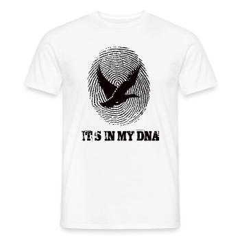 La chasse au canard est dans mon ADN - T-shirt homme - blanc - Devant - AI Model Male 178 dark (178cm)