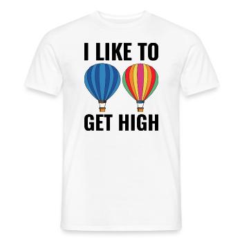 Montgolfière Montgolfière Montgolfière - T-shirt homme - blanc - Devant - AI Model Male 178 dark (178cm)