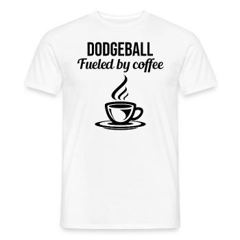 Völkerball Spieler Trainer Team Sport Kaffee Lustig - Männer T-Shirt - Weiß - Vorne - AI Model Male 178 dark (178cm)