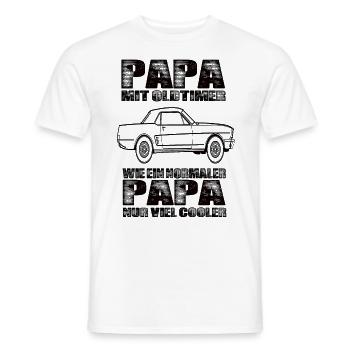 Oldtimer - Männer T-Shirt - Weiß - Vorne - AI Model Male 178 dark (178cm)