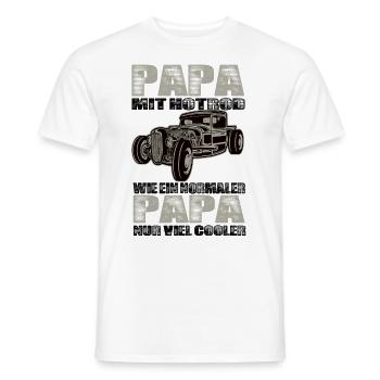 Hotrod - Männer T-Shirt - Weiß - Vorne - AI Model Male 178 dark (178cm)