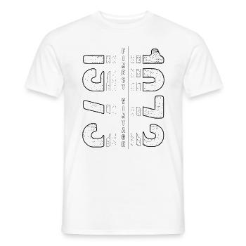 Finest Millésime 1973 Année de naissance 1973 Anniversaire - T-shirt homme - blanc - Devant - AI Model Male 178 dark (178cm)